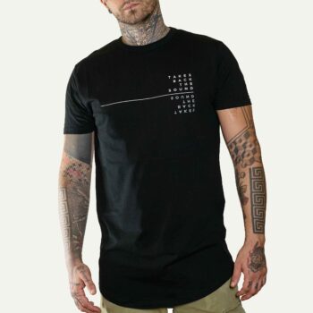 LONGLINE T-SHIRT - Takes Back The Sound_model_front