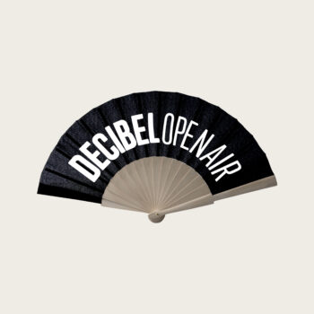 FOLDING FAN DOA BLACK