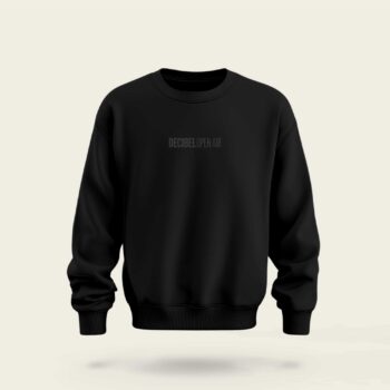 SWEATSHIRT - DOA TOTAL BLACK - Image 2